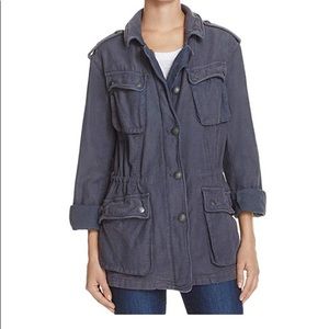 Charcoal Free People Military/Utility Jacket